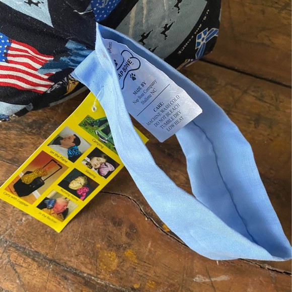 United States Air Force Print Nap Bone Neck Pillow NEW with Tags - Picture 3 of 3